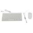 thumbnail image 2 of Ensemble Clavier et Souris Filaires USB Ultra Minces, Combo Souris Optique USB pour PC Portable, Prêt à l'Emploi, 2 of 7