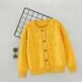 thumbnail image 2 of Coerni kids Baby Sweater Cardigan Jacquard Cable Knit Long Sleeve Cardigan for Baby Girl Button Up Spring Coat Top, 2 of 4