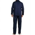 thumbnail image 2 of Fruit of the Loom Big & Tall Men's Long Sleeve, Long Pant Solid Pajama Set, 2 of 2