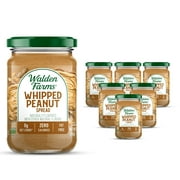 Walden Farms Whipped Peanut Spread 12 oz (6 Pack) - Naturally Flavored, 0g Net Carbs, Kosher Certified, Perfect for Spreading, Dipping, Dunking, Snacking and More