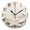 Black, variant on Round Art Wall Clock Vintage Oil Painting Texture Decorative Clock Gold Pointer, Multi-Purpose Desktop & Hanging Creative Decor Clock for Home Living Room Ink Wash Painting