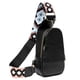 thumbnail image 2 of Riñonera Bolso Riñonera de moda para mujer, bandolera de cuero bohemio, cremallera informal (negro), 2 of 5