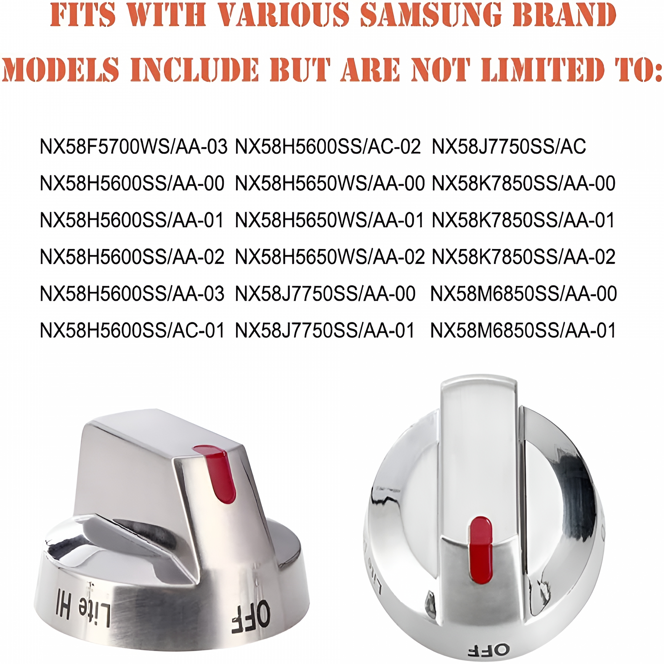 HIBIBUD 2026 New 5 Pcs Dial Gas Stove Burner Control Knob for Range Oven Stove, for Kitchen, Gas Stove, Oven, Burner Replacement, Home Cooking.