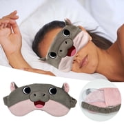 Camping & Hiking Adorable Hippo Eye for Relaxation and Sleep Comfortable Blindfold for Travel and Napping Ideal for and Adults