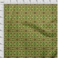 thumbnail image 4 of oneOone Cotton Poplin Light Green Fabric African Watercolor Sewing Craft Projects Fabric Prints By Yard 42 Inch Wide, 4 of 4