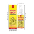 thumbnail image 3 of Grease Spray Lubricant 180ml/6fl.oz, Multi-Purpose Rust Prevention and Anti-Corrosion Spray for Automotive, Home, and Industrial Metal Parts, Long-Lasting Smooth Lubrication & Noise Reduction, 3 of 9