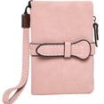 thumbnail image 5 of Cartera pequeña de cuero plegable para mujer, con bloqueo RFID, multifunción, monedero corto, tarjetero, ventana para identificación, 5 of 5