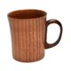 thumbnail image 3 of Taza de madera para beber, pulida a mano, pequeña, para leche con asa, hecha a mano, para agua fría o caliente. S, 3 of 9
