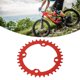 thumbnail image 1 of Platón Redondo de Aleació de aluminio para bicicleta, con diseño de dientes Anchos y Estrechos, Rueda de Cadena única de Salida de Potencia Equilibrada Para Bicicletas de, 1 of 7