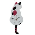 thumbnail image 4 of SSZMDLB under $5 Cat Wall Clock, Cat Wall Clock with Moving Tail, Art Decor Living Room Clock, Children's Room Wall Timepiece, Wagging Tail Cat Clock, Creative Home Decor Clock, 4 of 4