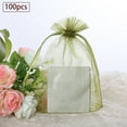 thumbnail image 1 of WRXMIJNHGSA Home Textile Storage Under $10 100 Pack Beautiful Colorful Organza Gift And Favour Bags 9cm X 12cm, 1 of 2
