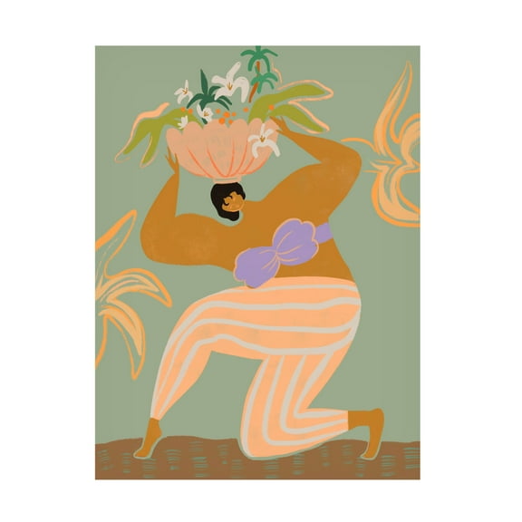 Trademark Fine Art Arty Guava The Weight Of The World Canvas Wall Art