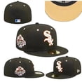 thumbnail image 4 of Chicago White Sox Fitted Hat Hombres Mujeres Gorra De Béisbol Hiphop Sombreros Completo Cerrado Gorras Deportivas Gorro KETU, 4 of 4
