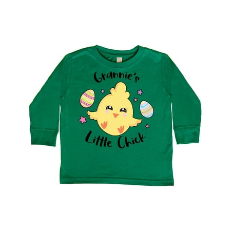 

Inktastic Happy Easter Grannie s Little Chick Gift Toddler Toddler Girl Long Sleeve T-Shirt