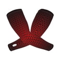 thumbnail image 3 of Rocae Red Geometric Perforated Square for Sports Cooling Arm Compression Sleeves for Men Women Teenager,Breathable,Outdoor Essentials Sun Protection Arm Sleeves, 3 of 8