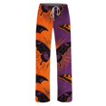 thumbnail image 5 of QWKLEAJ Halloween Pajama Pants Women Flannel Lounge Sleepwear Loose Fit Elastic Waist Long Trousers Holiday Party Casual Home Wear Printed Bottom Cozy Soft Winter Fall Themed Novelty Gift, 5 of 5