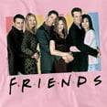 thumbnail image 2 of Friends Cast Logo Women's T Shirt, Pink, X-Large, 2 of 6