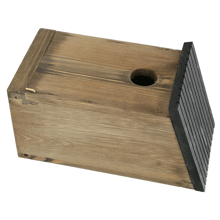 Wildtier Herz Nesting Box for Blue Tits - Weatherproof, Made from Untreated  Fsc Wood, Birdhouse for Tits, Wild Birds, Nesting House, Nesting Cave