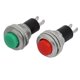 thumbnail image 1 of 2pcs AC125V 3A 10mm diámetro rosca Interruptor pulsador momentáneo rojo verde Unique Bargains interruptores transductores, 1 of 2