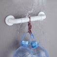 thumbnail image 3 of Shisuyan Bathroom Handrail White 1Set 15.7x3.1in Stainless Steel Plastic, 3 of 8
