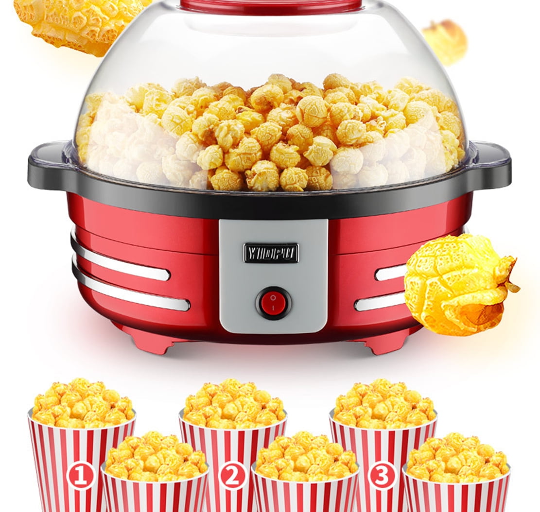 Electric Hotoil Popcorn Popper Maker Stir Crazy Popcorn Machine with