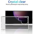 thumbnail image 3 of Crystal Clear for Samsung Galaxy S24 Ultra Case, [Not Yellowing] [Military Grade Drop Protection] Shockproof Drop Protective Thin Fit Transparent Phone Case for Apple Samsung Galaxy S24 Ultra, Clear, 3 of 10