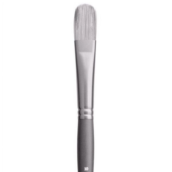 Jack Richeson Grey Matters Series 9823 Long Handle Sz 10 Filbert Synthetic Acrylic Brush