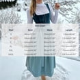 thumbnail image 4 of Meichang German Dirndl Dress for Women Lace Long Sleeve Oktoberfest Costumes Dress Up Outfits Carnival Festival Traditional Bavarian Outfits, 4 of 9