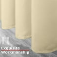 thumbnail image 3 of Ample Decor 1 Panel 46 x 95 inch 100% Polyester Blackout Curtains, Noise Reducing - Beige, 3 of 6