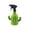 Clear, variant on Cactus Shaped Fine Mist Spray Bottle, Food-Grade Plastic Handheld Flower Mister Watering Can, Adjustable Mist for Decoratives Indoor Outdoor Garden Cleaning, Green-B