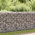 thumbnail image 1 of vidaXL Gabion Wall with Covers Galvanised Steel 600x30x100 cm, 1 of 4