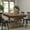 Antique Rustic, variant on Merrick Lane 7' x 40" Rectangular Antique Rustic White Solid Pine Foldable Dining Table with Crisscross Legs