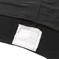 thumbnail image 4 of Balsa Circle 60" Spandex 5 Feet Round Fitted Stretchable Tablecloth Black, 4 of 5