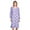 Purple Lattes, variant on Casual Nights Women's Printed Fleece Snap-Front Lounger House Dress