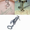 thumbnail image 5 of YEQIN 3pcs Large Metal Darning/Free Motion Sewing Machine Presser Foot for All Low Shank Brother Singer Janome Babylock and More Sewing Machines - Include Close Toe, Open Toe and Quilting Foot, 5 of 5