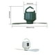 thumbnail image 5 of Advancent Ventilador para tienda de campaña con luz LED 5200/10400 mAh, enfriador de aire con pilas, colgante, sensor de seguridad, luz nocturna, Control Electrodomésticos Verde/5200 mah Advancent HA065474-02, 5 of 6