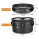 thumbnail image 2 of Camping Hiking Cookware Set Outdoor Portable Picnic Cookware Kit Alumina Pot Frying Pan Set Travel Cooking Accessory, 2 of 5