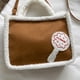 thumbnail image 1 of Bolsa De Mujer Bolsa de hombro de lana de cordero de felpa para mujer de otoño invierno para fiesta (marrón) Likrtyny Para Estrenar, 1 of 9