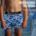 thumbnail image 4 of Davion Youth Boys Baseball Cup Underwear with Soft Protective Athletic Cup Compression Shorts for Baseball,Football, Lacrosse(Blue Ocean-M), 4 of 10