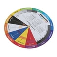 thumbnail image 5 of Color Wheel Chart, 13cm Diameter Prevent Discoloration Moisture Resistance Easy Color Selection Color Mixing Wheel  Coating  For Artists, 5 of 8