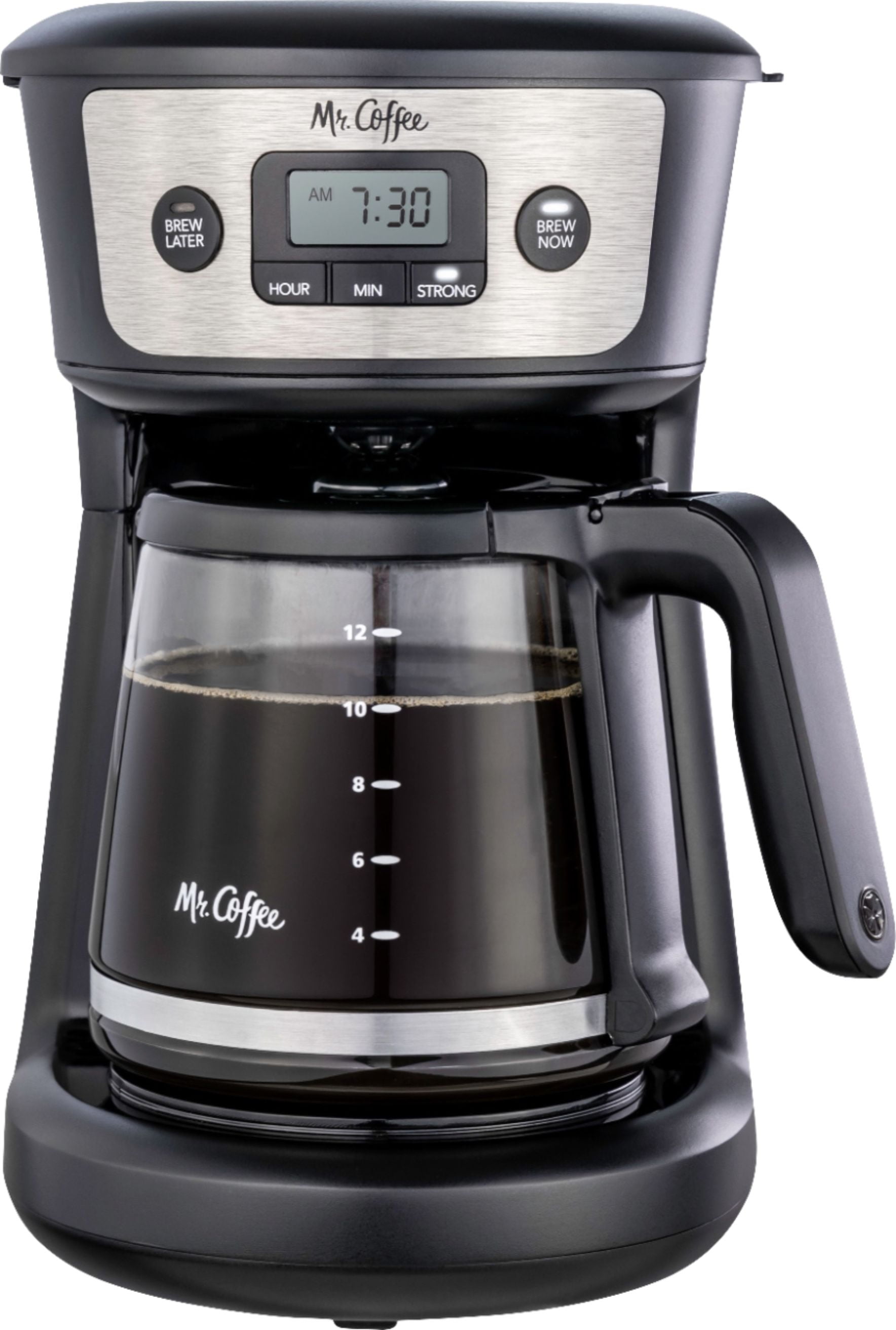 Mr. Coffee 12Cup Coffee Maker, Strong Brew Selector and Reusable