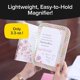 thumbnail image 3 of Lupa y luz para libros de página completa ultrabrillantes Eye Candy, como se ve en la televisión La luz de lectura antideslumbrante hace que las páginas sean 3 veces más grandes con brillo regulable, 3 of 5