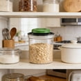Airtight Leak Proof Food Storage Container ABS Material Stackable Clear ...