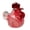 Red, variant on Sitting Rooster Figurines Hand Blown Glass Chickens Statue Sculptures