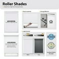 thumbnail image 3 of Regal Living Cordless Room Darkening Polyester Roller Shades, White - 32" W x 72" L, 3 of 8