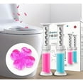 thumbnail image 1 of 4pack-Toilet Bowl Cleaner, Fresh Flower Gel Stamp, Stops Limescale and Stains with Air Freshening Scent, Deodorizing Clean-HAPDEN, 1 of 4