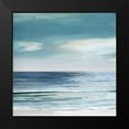 thumbnail image 2 of Swatland, Sally 12x12 Black Modern Framed Museum Art Print Titled - Blue Silver Shore - Detail I, 2 of 5