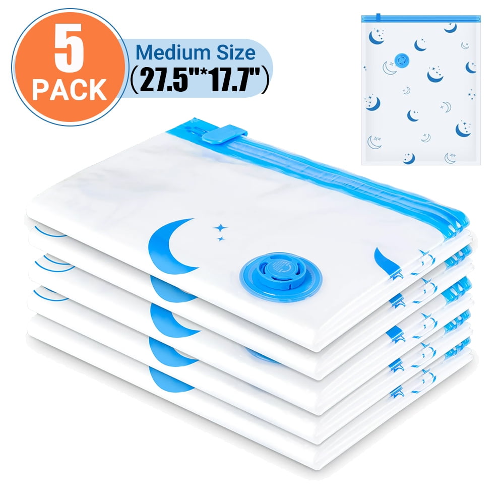 Zpl Vacuum Storage Bags with Pump, 12 Pack Space Saver Bag, Vacuum Sealer Bags for Clothes, Blanket, Duvets, Pillows, Comforters, Travel,32x24 inch, Adult