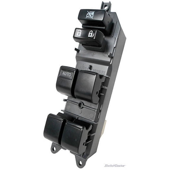 SWITCHDOCTOR Toyota Tacoma Master Power Window Switch 2012-2014 (2012 2013 2014) (electric control panel lock button auto driver passenger door)