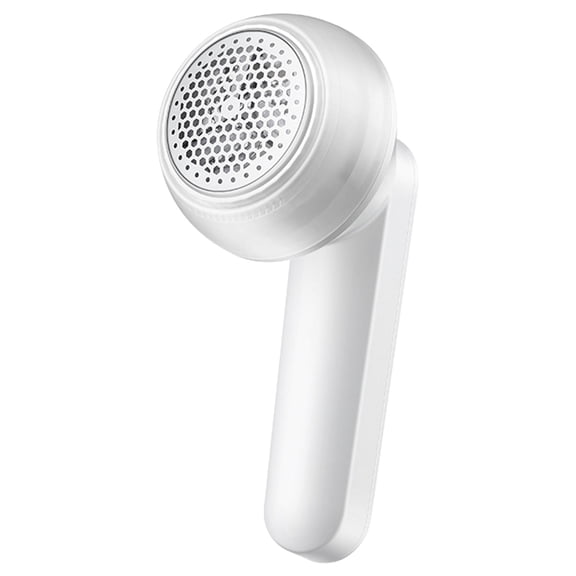 Fabric Shaver Defuzzer, Electric Lint Remover, Rechargeable Sweater Shaver with Stainless Steel 3-Leaf Blades, Dual Protection, Removable Bin, Easy Remove Fuzz, Lint, Pills, Bobbles